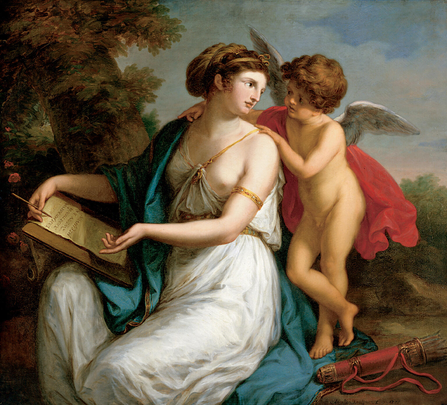 *Sappho Inspired by Love* Angelica Kauffman, 1775 *Sappho Inspired by Love* Angelica Kauffman, 1775